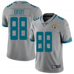 Jacksonville Jaguars #88 Tyler Eifert Silver Men's Stitched NFL Limited Inverted Legend Jersey
