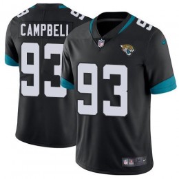 Jacksonville Jaguars #93 Calais Campbell Black Team Color Men's Stitched NFL Vapor Untouchable Limited Jersey
