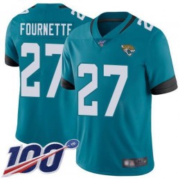 Jaguars #27 Leonard Fournette Teal Green Alternate Men's Stitched NFL 100th Season Vapor Limited Jersey