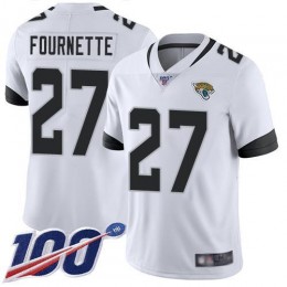 Jaguars #27 Leonard Fournette White Men's Stitched NFL 100th Season Vapor Limited Jersey