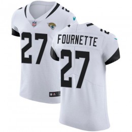 Jaguars #27 Leonard Fournette White Men's Stitched NFL Vapor Untouchable Elite Jersey