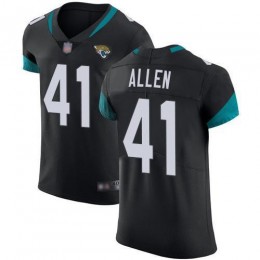 Jaguars #41 Josh Allen Black Team Color Men's Stitched NFL Vapor Untouchable Elite Jersey