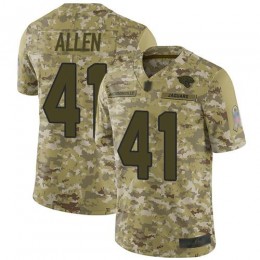 Jaguars #41 Josh Allen Camo Men's Stitched NFL Limited 2018 Salute To Service Jersey