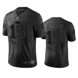Kansas City Chiefs #15 Patrick Mahomes Men's Black NFL MVP Limited Edition Jersey
