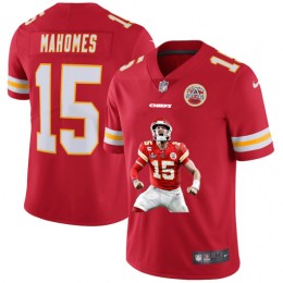 Kansas City Chiefs #15 Patrick Mahomes Men's Player Signature Moves Vapor Limited NFL Jersey Red