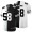 Kansas City Chiefs #58 Derrick Thomas Men's Black V White Peace Split Vapor Untouchable Limited NFL Jersey