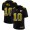 Kansas City Kansas City Chiefs #10 Tyreek Hill Men's Black Golden Sequin Vapor Limited NFL Jersey