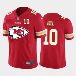 Kansas City Kansas City Chiefs #10 Tyreek Hill Red Men's Big Team Logo Player Vapor Limited NFL Jersey