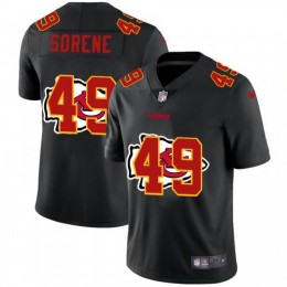Kansas City Kansas City Chiefs #49 Daniel Sorensen Men's Team Logo Dual Overlap Limited NFL Jersey Black Men's