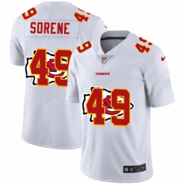 Kansas City Kansas City Chiefs #49 Daniel Sorensen White Men's Team Logo Dual Overlap Limited NFL Jersey