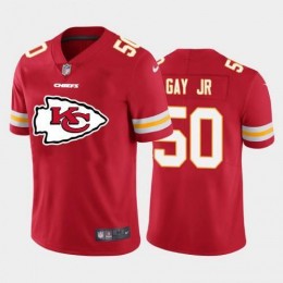 Kansas City Kansas City Chiefs #50 Willie Gay Jr. Red Men's Big Team Logo Player Vapor Limited NFL Jersey