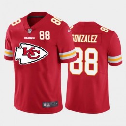 Kansas City Kansas City Chiefs #88 Tony Gonzalez Red Men's Big Team Logo Player Vapor Limited NFL Jersey