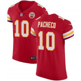 Chiefs #10 Isiah Pacheco Red Team Color Men's Stitched NFL Vapor Untouchable Elite Jersey