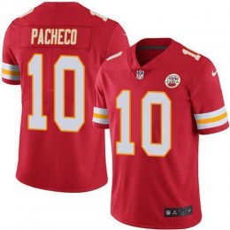 Chiefs #10 Isiah Pacheco Red Team Color Men's Stitched NFL Vapor Untouchable Limited Jersey