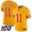 Chiefs #11 Marquez Valdes-Scantling Gold Men's Stitched NFL Limited Inverted Legend 100th Season Jersey