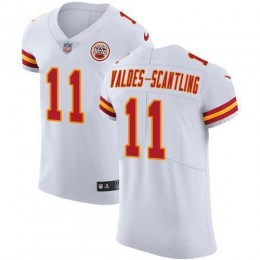 Chiefs #11 Marquez Valdes-Scantling White Men's Stitched NFL Vapor Untouchable Elite Jersey