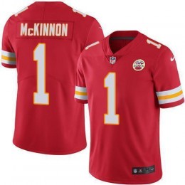 Chiefs #1 Jerick McKinnon Red Team Color Men's Stitched NFL Vapor Untouchable Limited Jersey