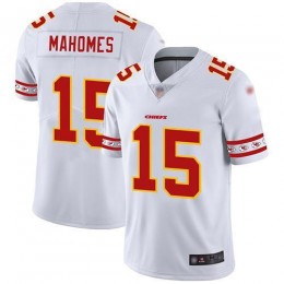 Chiefs #15 Patrick Mahomes White Men's Stitched NFL Limited Team Logo Fashion Jersey