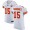 Chiefs #15 Patrick Mahomes White Men's Super Bowl LV Bound Stitched NFL New Elite Jersey