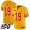 Chiefs #19 Kadarius Toney Gold Super Bowl LVII Patch Men's Stitched NFL Limited Inverted Legend 100th Season Jersey