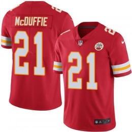 Chiefs #21 Trent McDuffie Red Team Color Men's Stitched NFL Vapor Untouchable Limited Jersey