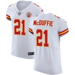 Chiefs #21 Trent McDuffie White Men's Stitched NFL Vapor Untouchable Elite Jersey