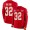 Chiefs #32 Nick Bolton Red Team Color Super Bowl LVII Patch Men's Stitched NFL Limited Therma Long Sleeve Jersey