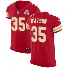 Chiefs #35 Jaylen Watson Red Team Color Men's Stitched NFL Vapor Untouchable Elite Jersey