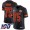 Chiefs #75 Darian Kinnard Black Super Bowl LVII Patch Men's Stitched NFL Limited Rush 100th Season Jersey