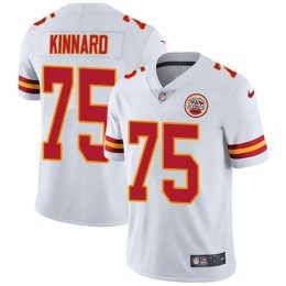Chiefs #75 Darian Kinnard White Men's Stitched NFL Vapor Untouchable Limited Jersey