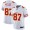 Chiefs #87 Travis Kelce White Men's Stitched NFL Limited Team Logo Fashion Jersey