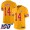 Kansas City Chiefs #14 Sammy Watkins Gold Men's Stitched NFL Limited Inverted Legend 100th Season Jersey