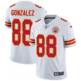 Kansas City Chiefs #88 Tony Gonzalez White Men's Stitched NFL Vapor Untouchable Limited Jersey