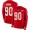 Kansas City Chiefs #90 Emmanuel Ogbah Red Team Color Men's Stitched NFL Limited Therma Long Sleeve Jersey
