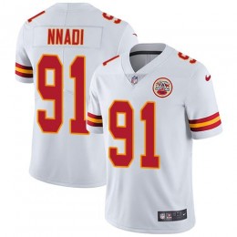 Kansas City Chiefs #91 Derrick Nnadi White Men's Stitched NFL Vapor Untouchable Limited Jersey