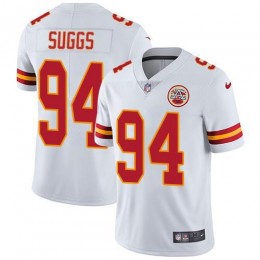 Kansas City Chiefs #94 Terrell Suggs White Men's Stitched NFL Vapor Untouchable Limited Jersey
