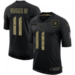 Las Vegas Las Vegas Raiders #11 Henry Ruggs III Men's 2020 Salute To Service Camo Limited NFL Jersey Black Men's