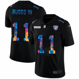 Las Vegas Las Vegas Raiders #11 Henry Ruggs III Men's Multi-Color Black 2020 NFL Crucial Catch Vapor Untouchable Limited Jersey