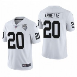 Las Vegas Las Vegas Raiders #20 Damon Arnette Men's 2020 Inaugural Season Vapor Limited NFL Jersey White Men's