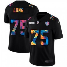 Las Vegas Las Vegas Raiders #75 Howie Long Men's Multi-Color Black 2020 NFL Crucial Catch Vapor Untouchable Limited Jersey