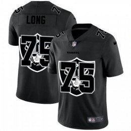 Las Vegas Las Vegas Raiders #75 Howie Long Men's Team Logo Dual Overlap Limited NFL Jersey Black Men's