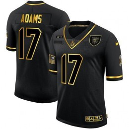 Las Vegas Raiders #17 Davante Adams Men's 2020 Salute To Service Golden Limited NFL Jersey Black