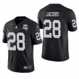 Las Vegas Raiders #28 Josh Jacobs Men's 2020 Inaugural Season Vapor Limited NFL Jersey Black