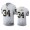 Las Vegas Raiders #34 Bo Jackson Men's White Golden Edition Vapor Limited NFL 100 Jersey