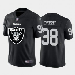 Las Vegas Raiders #98 Maxx Crosby Black Men's Big Team Logo Vapor Limited NFL Jersey
