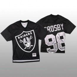 NFL Las Vegas Raiders #98 Maxx Crosby Black Men's Mitchell & Nell Big Face Fashion Limited NFL Jersey