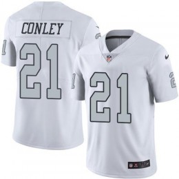 Las Vegas Raiders #21 Gareon Conley White Men's Stitched NFL Limited Rush Jersey