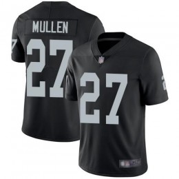 Las Vegas Raiders #27 Trayvon Mullen Black Team Color Men's Stitched NFL Vapor Untouchable Limited Jersey