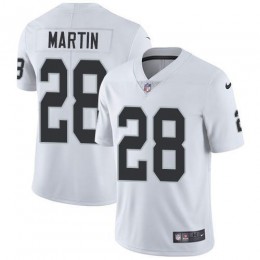 Las Vegas Raiders #28 Doug Martin White Men's Stitched NFL Vapor Untouchable Limited Jersey