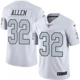 Las Vegas Raiders #32 Marcus Allen White Men's Stitched NFL Limited Rush Jersey